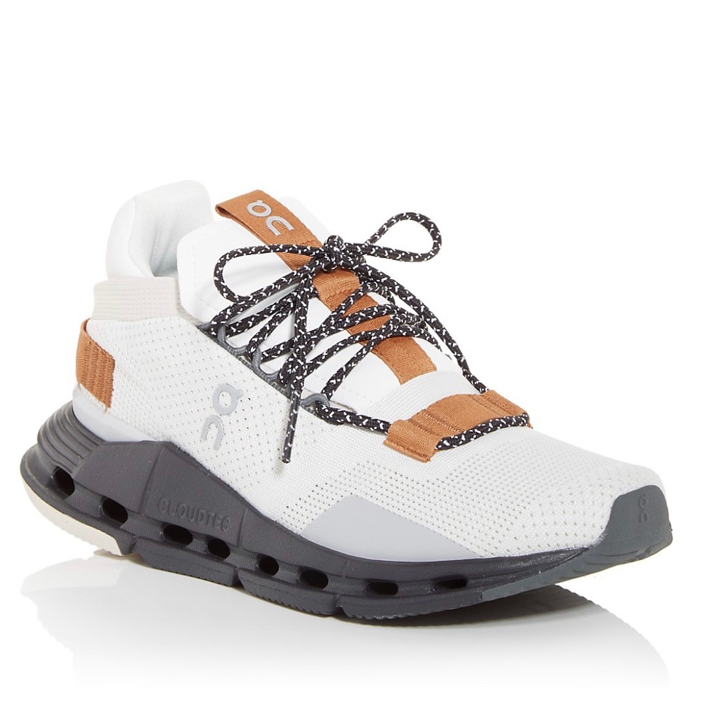 ON cloudnova sneaker (white/ pecan)